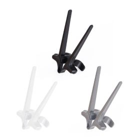 Finger Chopsticks for Gamer Gaming Snack Clips Plastic Chopstick Snack Food Finger Tongs Lazy Artifact Assistant Finger Tool (Color: black)
